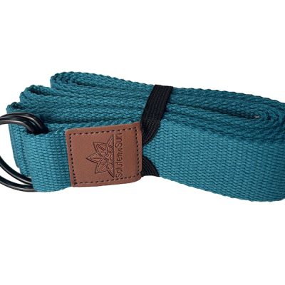 Yoga Strap Peacock 235cm D Ring