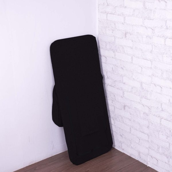 Folding meditation chair with a padded seat and back support