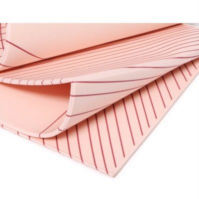 Folding travel yoga mat, 2mm thick PVC