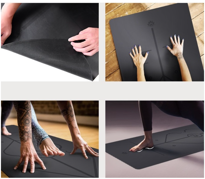 Screenshot 2026-06-19 123051 Non slip polyurethane yoga mat with alignment lines