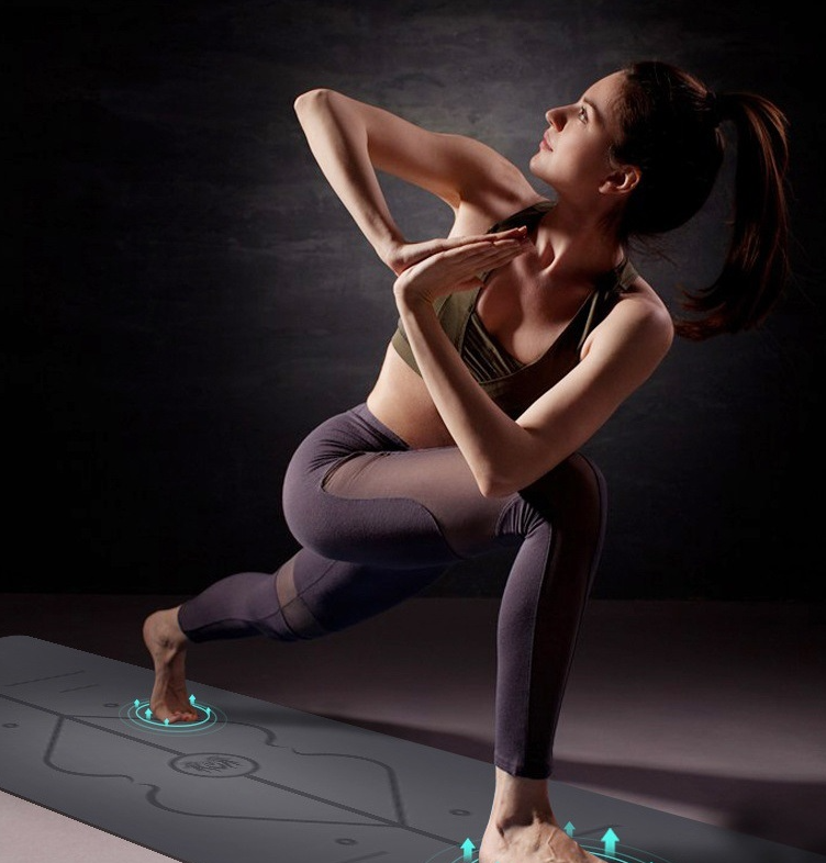 Screenshot 2026-06-19 123144 Non slip polyurethane yoga mat with alignment lines