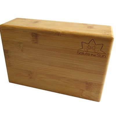 Bamboo Yoga Block Salute the Sun