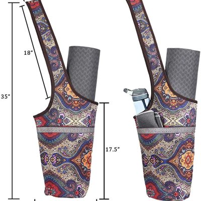 Yoga Mat Tote Carry Bag Multi Colour