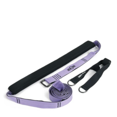 Yoga Stretching Strap BackBend Assist Trainer With Door Anchor Purple