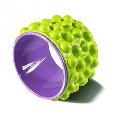 Pilates/Yoga Wheel with Trigger Points Green