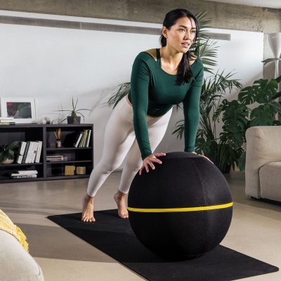 Yoga Exercise Ball with Cover 55 - 85cm