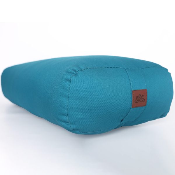 Yoga Bolster Rectangle Peacock
