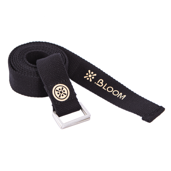 Bloom Yoga Stretch Strap Black