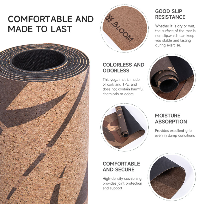 Screenshot 2025-06-29 114438 Bloom Cork Yoga Mat 3mm