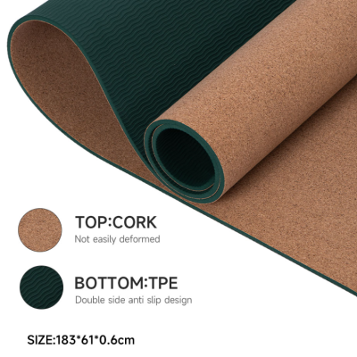 Bloom Cork Yoga Mat 6mm