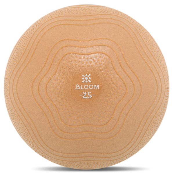 Textured pilates ball 25cm, natural colour