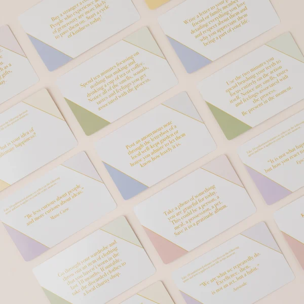 LSW Mind Cards prompt cards laid out in rows